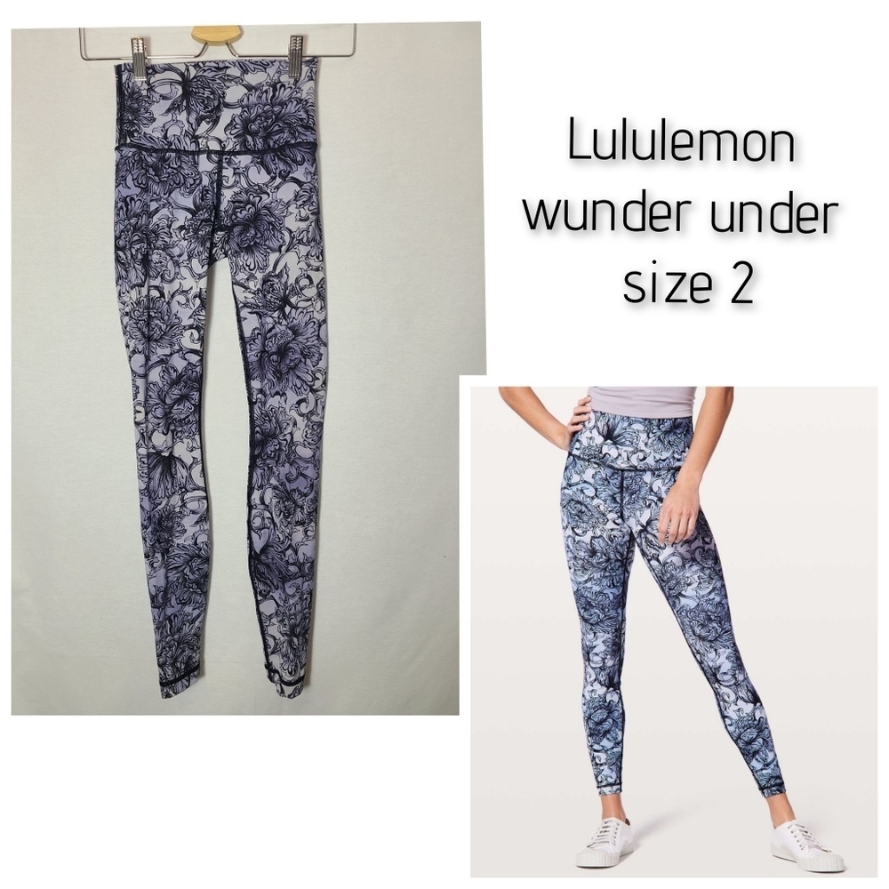 Lululemon wunder under high rise leggings 28" - Size 2